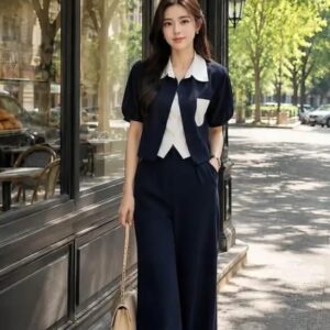 Sét công sở navy dạo phố